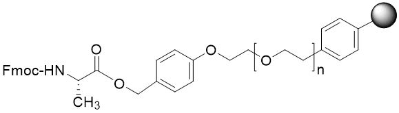 Fmoc-Ala TentaGel R PHB resin (0.15 - 0.22 mmol/g, 90 mm mesh)