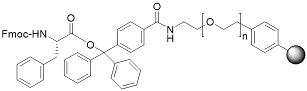 Fmoc-Phe TentaGel R TRT resin (0.1 - 0.22 mmol/g, 90 mm mesh)