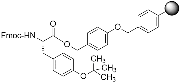 Fmoc-Tyr(tBu) Wang resin LL (0.2 - 0.35 mmol/g, 100 - 200 mesh)