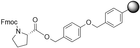 Fmoc-Pro Wang resin LL (0.2 - 0.35 mmol/g, 100 - 200 mesh)