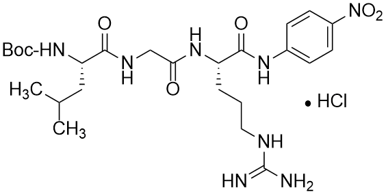 Boc-L-Leucyl-Glycyl-Arginine-p-nitroanilide hydrochloride