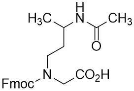Fmoc-N-(3-methyl-3-acetylamido)propyl)glycine