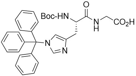 Na-Boc-Nim-trityl-L-histidylglycine