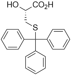 (R)-2-Hydroxy-3-(tritylthio)propanoic acid