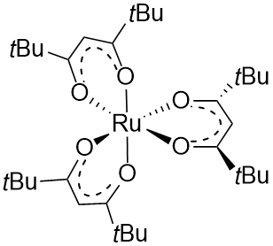 Tris(2,2,6,6 tetramethyl-3,5 heptanedionato)ruthenium(III)
