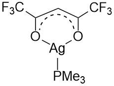 Trimethylphosphine(hexafluoroacetylacetonato)silver(I)