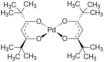 Bis(2,2&rsquo;,6,6&rsquo;-tetramethylheptanedionato) palladium(II)