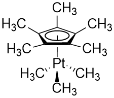 (Trimethyl)pentamethylcyclopentadienylplatinum(IV)