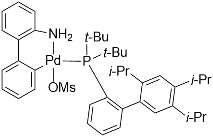 [(2-Di-tert-butylphosphino-2',4',6'-triisopropyl-1,1'-biphenyl)-2-(2'-amino-1,1'-biphenyl)] palladium(II) methanesulfonate