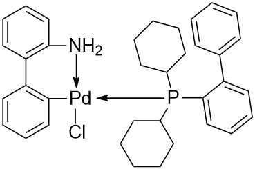 Chloro(2-dicyclohexylphosphino-1,1'-biphenyl)[2-(2'-amino-1,1'-biphenyl)]palladium(II)