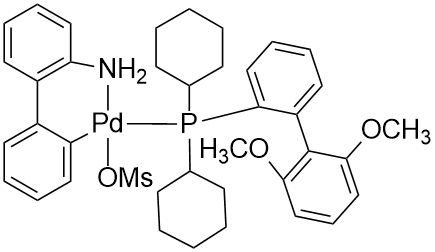 (2-Dicyclohexylphosphino-2',6'-dimethoxybiphenyl) [2-(2'-amino-1,1'- biphenyl)]palladium(II) methanesulfonate