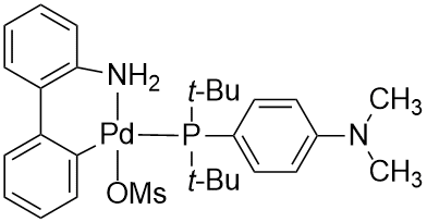 [4-(Di-tert-butylphosphino)-N,N-dimethylaniline-2-(2'-aminobiphenyl)]palladium(II) methanesulfonate