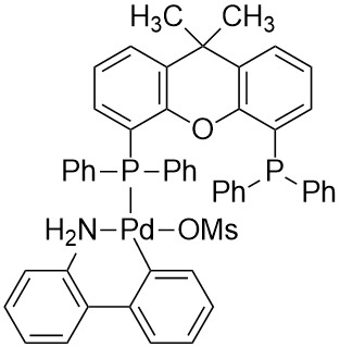 [(4,5-Bis(diphenylphosphino)-9,9-dimethylxanthene)-2-(2'-amino-1,1'- biphenyl)]palladium(II) methanesulfonate
