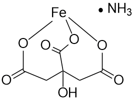 Ferric ammonium citrate Red (BP 73) 60% in Water