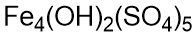 Ferric subsulfate powder, Microbial tested, Aerobic Plate Count: &le; 103, Yeast and Mold Count: &le; 102 cfu/g, Total Coliforms: Negative