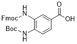 Fmoc-(ortho-Boc)-diaminobenzoic acid