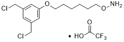 O-{6-[3,5-bis(chloromethyl)phenoxy]hexyl}hydroxylamine TFA salt